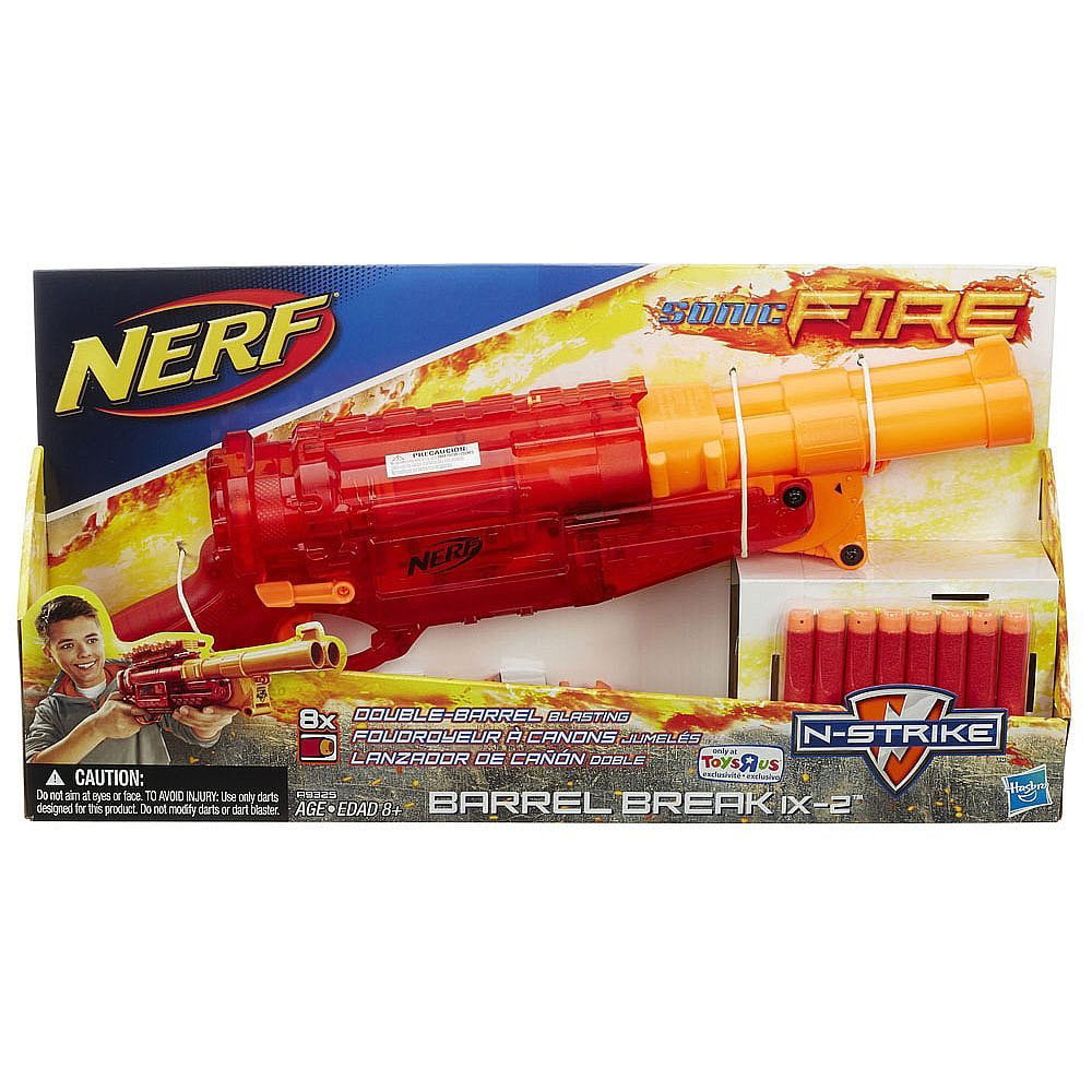 Brand New NERF Elite BARREL BREAK IX-2 Dart BLASTER Rare