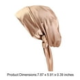thumbnail image 3 of Gorro estampado para mujer Qarigey con lazo caqui, 3 of 4