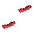 thumbnail image 1 of Scienceny Universal Spark Plug Gap Tool Calibrador Electrodo a prueba de herrumbre Herramienta de eliminación de ajuste engrosado duradero Rojo 2piezas, 1 of 6