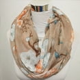 thumbnail image 2 of 10 piezas/lote, envío gratuito, bufanda con estampado floral para mujer, bufandas para el cuello, bufanda tipo redecilla para mujer, 2 of 4