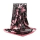 thumbnail image 2 of Pañuelo cuadrado elegante para mujer, bandanas para el pelo, pañuelos de satén suave para la cabeza rosa, 2 of 9