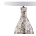 thumbnail image 4 of JONATHAN Y Verna 26.5" Seashell LED Table Lamp, Ivory/Beige, JYL1054A, 4 of 9