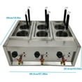 thumbnail image 2 of INTBUYING Tabletop Noodles Cooker Machine Electric Pasta Cooker 6 Holes 220V, 2 of 14