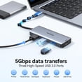 thumbnail image 4 of Adaptador USB C Hub HODO 6 en 1 con HDMI 4K, USB 3.0, SD/TF para MacBook, 4 of 7