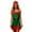 Dark Green, variant on Christmas Elf Outfits Set Elegant Party Apron Dress With Lace Trim And Detachable Hat For Themed Events And Role Playing Dark Green One Size
