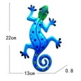 thumbnail image 2 of Decoración De Arte De Pared De Gecko De Metal Escultura Colgante Al Aire Libre Para El Dormitorio En Casa Sala De Estar Jardín De Oficina matsuzay HA043467-01, 2 of 6
