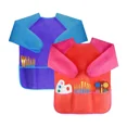 thumbnail image 1 of 2 Tabliers de Peinture Imperméables pour Enfants, Manches Longues, Bleu et Rouge, 1 of 4