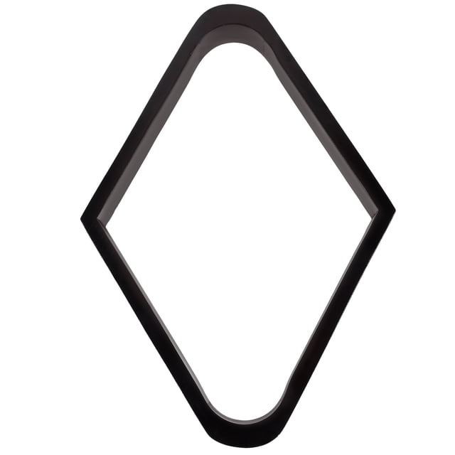 OULII 32Pcs Billiard Accessories Black Rhombus Rack for Pool Tournaments Gamers