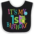 thumbnail image 3 of Inktastic Cute First Birthday Monster 1 Year Old Boys or Girls Baby Bib, 3 of 4
