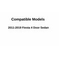 thumbnail image 3 of Driver Left Side Rear Door Window Door Glass Compatible with Ford Fiesta 4 Door Sedan 2011-2019 Models, 3 of 5