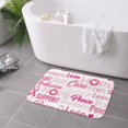thumbnail image 6 of Kdxio Breast Cancer Pink Ribbons Awareness (2),16" x 24", Non-Slip Front Door Mats,Outdoor Welcome Mat Washable, 6 of 9