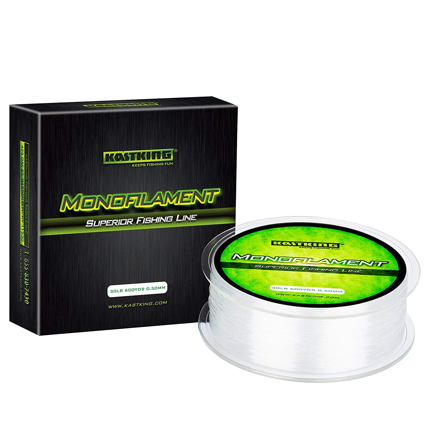 KastKing Fluorocarbon Fishing Line Clear Bass Lure Fishing Line 150Yds 12LB Line 
