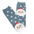 thumbnail image 3 of Ljudmp Women's Christmas Cotton Crew Socks Elastic Cute Funny Winter Warm Holiday Slipper Socks Grey, 3 of 6