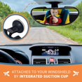 thumbnail image 7 of Cozy Greens Rearview Baby Car Mirror Windshield Infant Front Facing Shatterproof Child Safety Mirror, 7 of 7