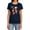 Navy, variant on It 1990 Many Faces of Pennywise Women's T Shirt, Charcoal, Small