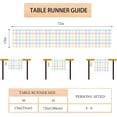 thumbnail image 5 of Linen Buffalo Check Plaid Spring Table Runner 72 Inches Long Farmhouse Spring Summer Easter Table Decoration for Home Kitchen Dining Room, 5 of 6