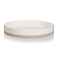 thumbnail image 1 of Bouclair White Ceramic Serving Plate, 1 of 10