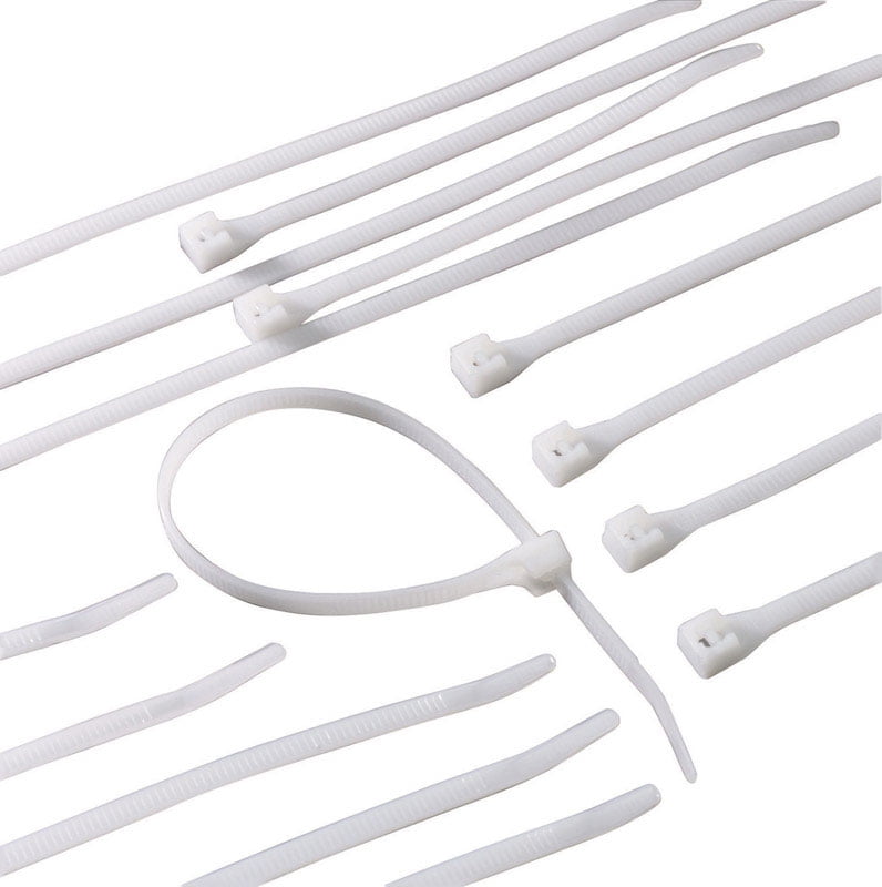 Gardner Bender  4 in. L White  Cable Tie  100 pk