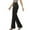 Black, variant on Bootcut Dress Pants for Women Solid High Waisted Straight Pant Regular Business Casual Work Trousers with Pockets Womens Pants Casual Work Elastic Women's Casual Pants Size Tall Womens Pants