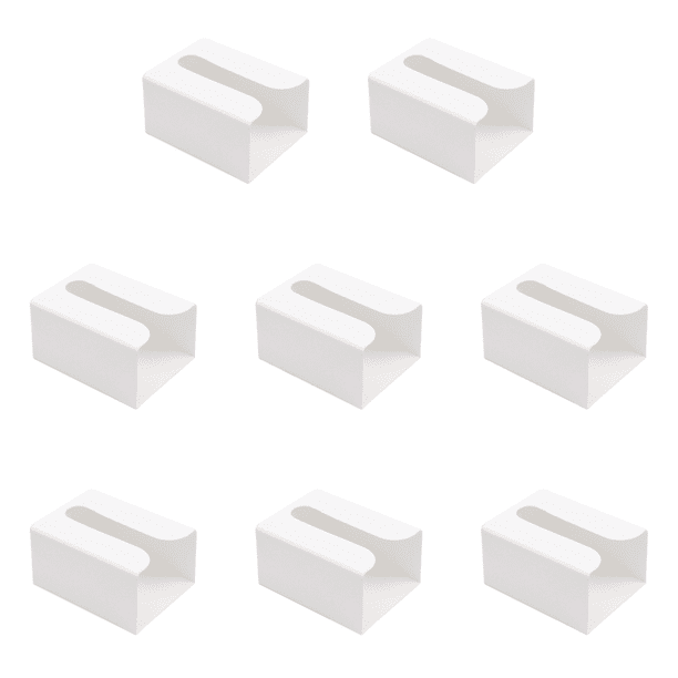 Caja Pañuelos Servilleteros Pared Toallas Papel Autoadhesiva () Blanco
