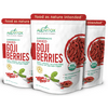 Alovitox Premium Organic, Raw & Dried Goji Berries | USDA Certified Natural Superfood | Non-GMO | Sulfite-Free Perfect for Baking, Teas and Healthy Snacks| 16 oz Bag ( Pack of 3)
