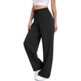 thumbnail image 6 of Cadmus Womens Wide Leg Sweatpants High Waist Loose Soft Casual Workout Pants with Pockets, 6 of 12