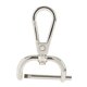 thumbnail image 1 of Cierres giratorios de langosta, cierres para bolsos, accesorios de cuero PU, cierres para llaveros, ganchos giratorios, clips de gatillo para correas , Plata de 25 mm 25mm Plata, 1 of 8