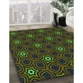 thumbnail image 2 of Ahgly Company Indoor Square Patterned Fern Green Area Rugs, 7' Square, 2 of 6