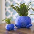 thumbnail image 4 of Oddish Pokemon Azul Pequeña Maceta Suculenta Maceta brillar  Electrónica, 4 of 5