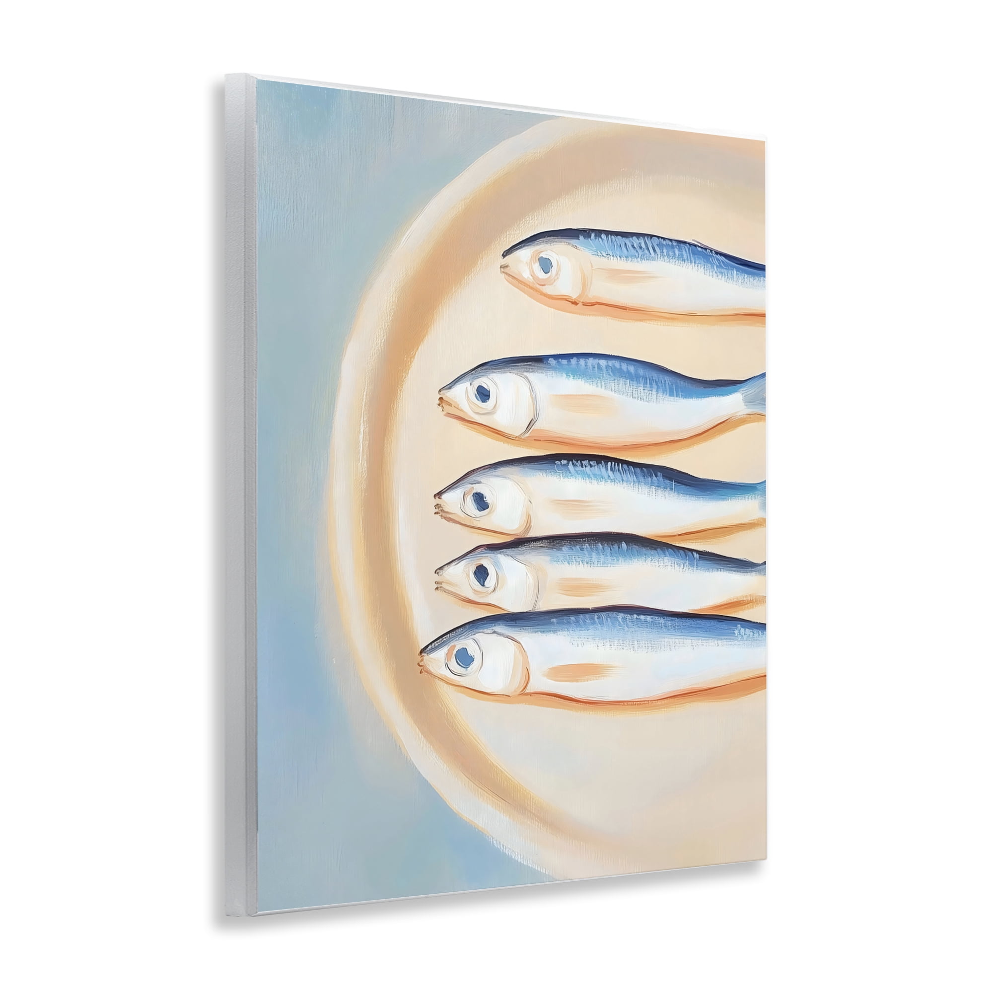 Stupell Industries Plate of Sardines Wall Plaque Art, design by The Prints Vibe