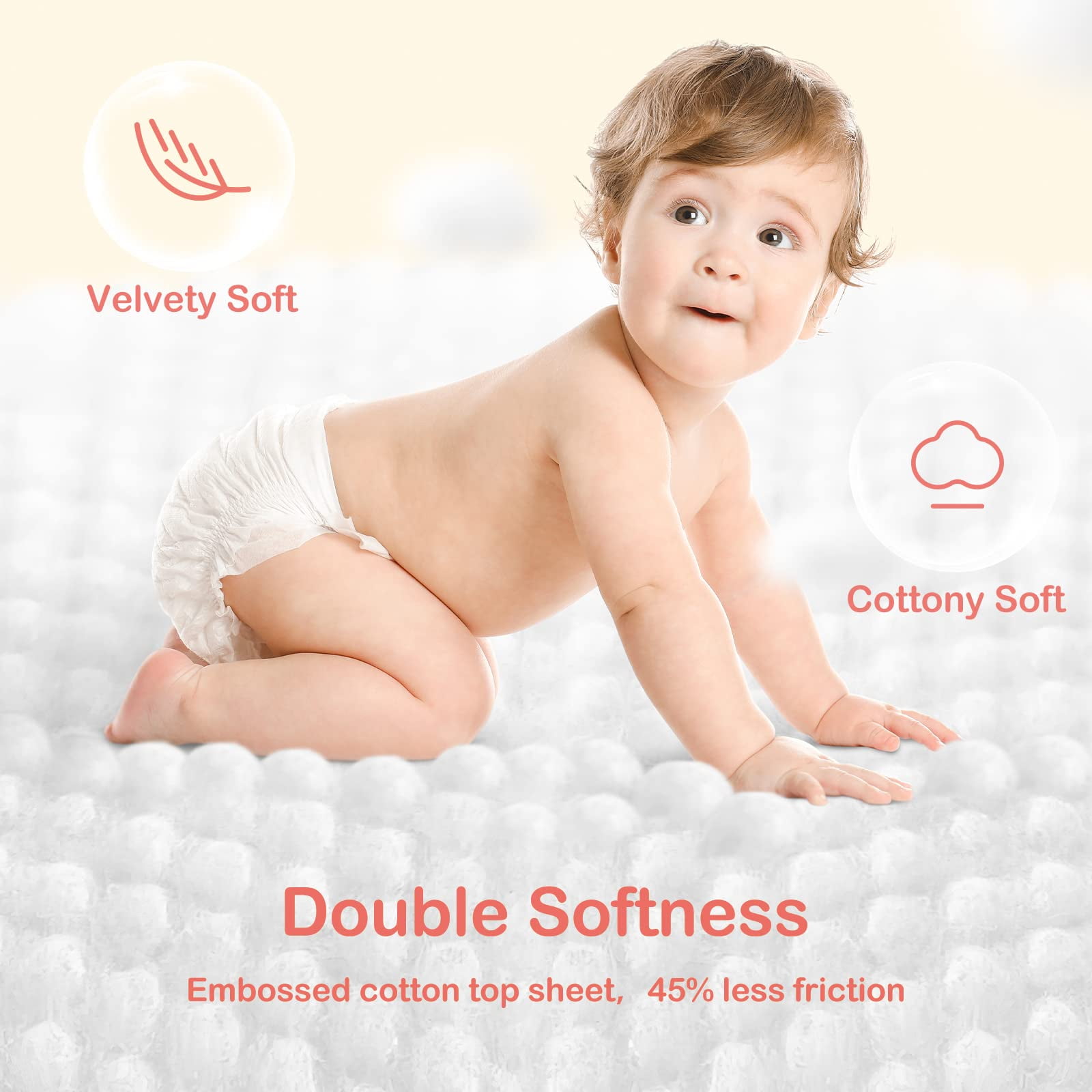 Overnight Baby Diapers - Size 6 (35+ lbs)