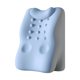 thumbnail image 1 of Cojín de apoyo lumbar con cuña para el cuello, almohada cómoda de espuma viscoelástica para oficina, viajes, estar sentado durante largos períodos Azul grisáceo, 1 of 9