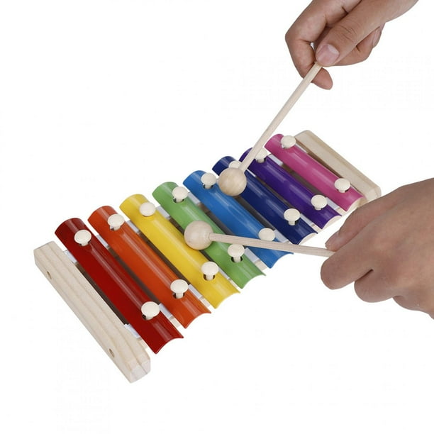 Jouets De Xylophone De Bébé Pour Les Enfants De 1 An, Jouets D'instruments  De Musique 2 En 1 Pour Les Tout-petits De 6 À 18 Mois, Cadeaux  D'anniversaire Pour Les Garçons Et