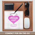 thumbnail image 4 of 3dRose, Being an Awesome Aunt is a work of Heart - pink family love pun quote, MousePad, 4 of 7