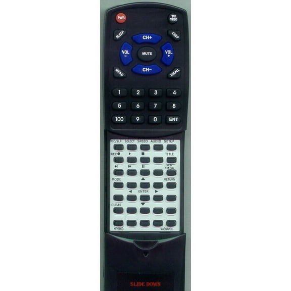 Replacement Remote for MAGNAVOX NF109UD, RTNF109UD, CT270MW8, CT202MW8, CT270MW8A