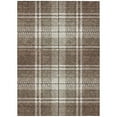 thumbnail image 2 of Addison Rugs Chantille Indoor/Outdoor Transitional Plaid Brown Washable Rectangle Rug, 5' x 7'6", 2 of 6