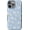 Aquamarine | Ocean Blue Shimmer Glitter, variant on Case for iPhone 13 Pro Max Case | Cupid's Canvas | Periwinkle Floral | Bold Protective Design | Compatible with MagSafe