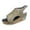 Gold, variant on FAKKDUK Sandals Women Dressy Summer Comfortable Low Wedges Sandal Retro Walking Ankle Strap Buckle Shoes Women's Flat Shoes Trendy Sandals, 7.5&Black