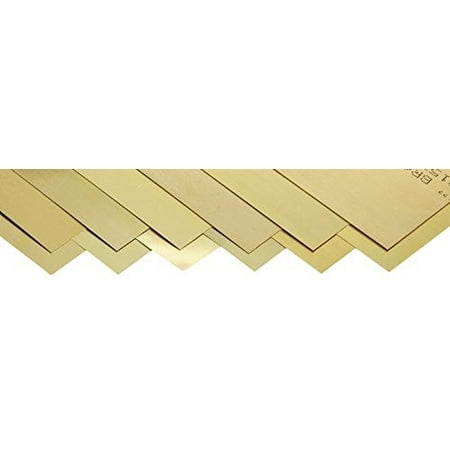 PRECISION BRAND 17545 Shim Stock Assortment, Brass, 12 PC
