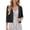 Black, variant on Women's Cropped V-Neck Knit Cardigan Button Lightweight Soft Hollowed-Out Textured Shrug,Black,XL