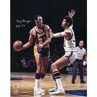 Kareem Abdul-Jabbar Los Angeles Lakers Fanatics Authentic Autographed  Purple 1983-84 Mitchell & Ness Hardwood