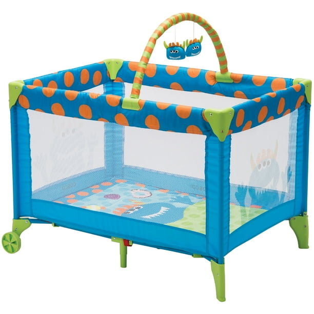 Cosco Deluxe Funsport Portable Compact Play Yard Monster Syd