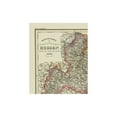 thumbnail image 4 of Historic Map - Hesse Schaumburg Cassel Germany - Hildburghausen 1849 - Vintage Wall Art, 4 of 4