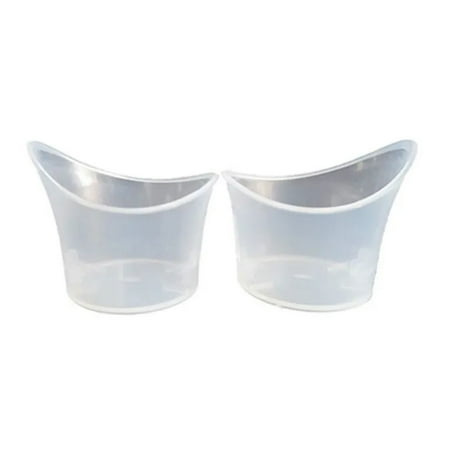 

TINYSOME 20Pcs/Set Eye Cups Eye Wash Cup Reusable Non Sterile Eye Bath Tool 5ml Measuring Cup for w/ Portable & Skin-Friendly Pla