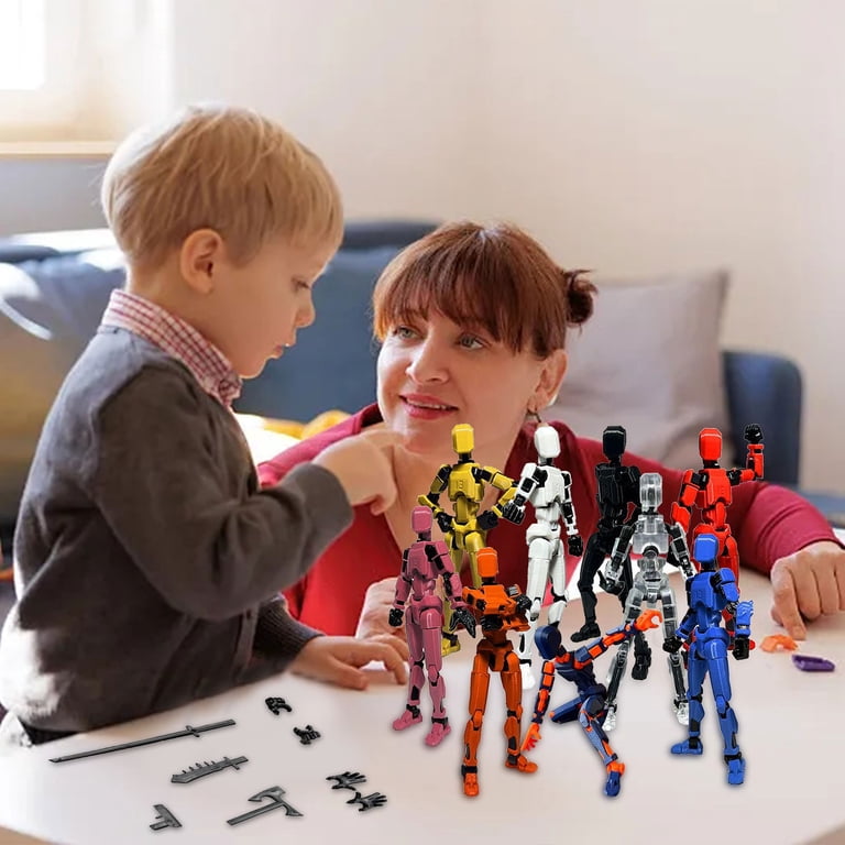 Bobomoti Titan 13 Action Figure, 3D Printed Multi-Jointed Movable