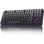 Restored AULA F87 Pro Wireless Mechanical Keyboard,Tri-Mode BT5.0/2.4GHz/USB-C Hot Swappable Custom Keyboard,Pre-lubed Switches,Side Printed PBT Keycaps,75% TKL RGB Backlit Gaming Keyboards