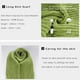 thumbnail image 5 of Conjunto de gorro de punto para invierno, bufanda y guantes, color verde AQOTHES, 5 of 7