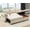 L Shape Sofa White, variant on Convertible Sofa Bed Sleeper Pull Out Sectional Couch with Storage, L Shaped Couch Bed for Living Room,Apartment,Small Space - Dark Gray