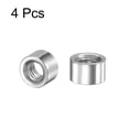 thumbnail image 3 of Unique Bargains Écrous de Soudure Ronds Soudure M6 x 10mm x 6mm sur Écrou Femelle Bung Fileté - Insert en Acier Inoxydable 201 Soudable 4 Pièces, 3 of 3