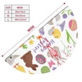 thumbnail image 3 of Rateoe Happy Easter1 Print Christmas Tree Skirt 30" for Xmas Holiday New Year Party Circle Tree Mat Ornaments Decoration, 3 of 7